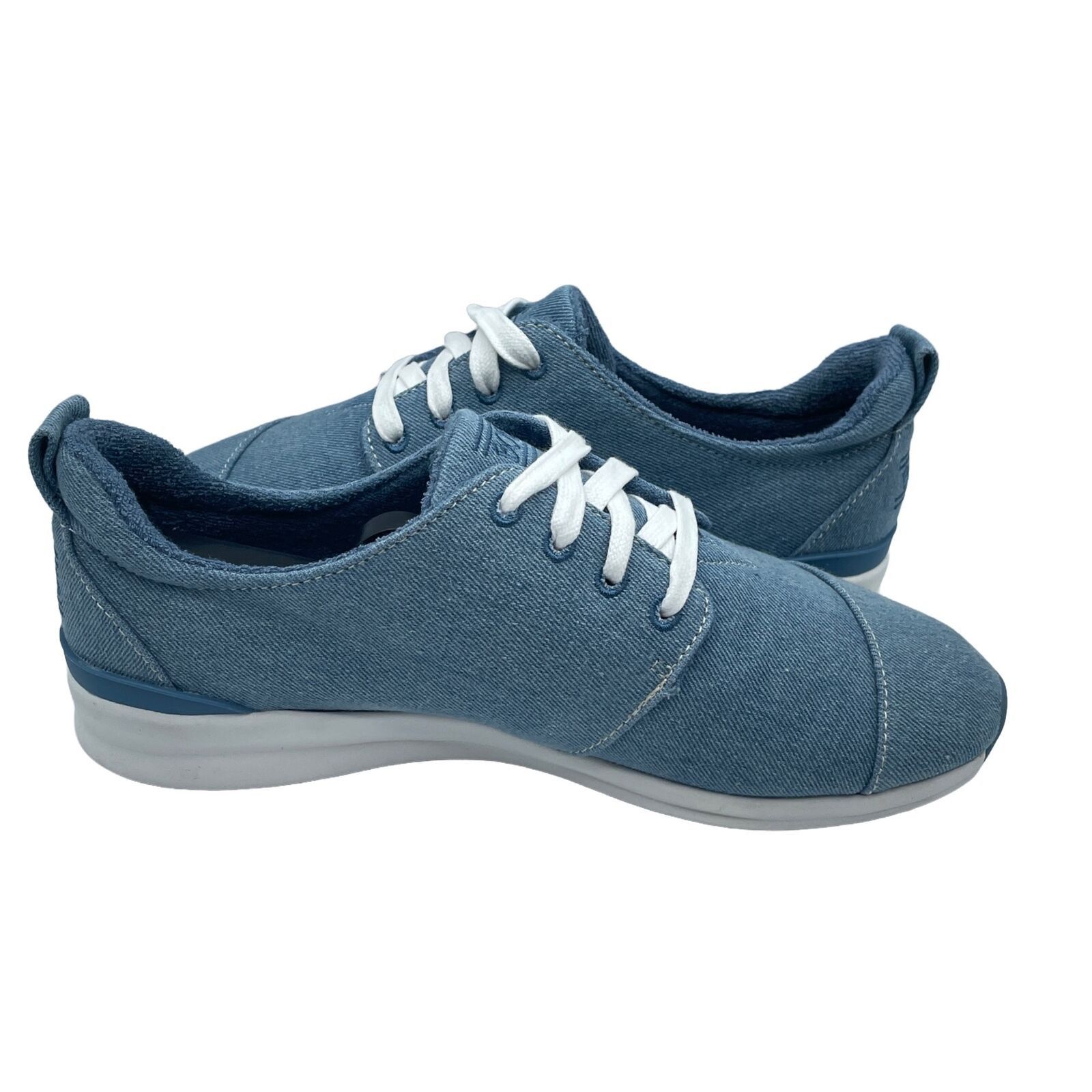 SKECHERS Bobs Skechers Phresh Denim Glory Canvas Blue Shoes Women 9.5 Size US 9.5 / IT 39.5 - 5 Thumbnail