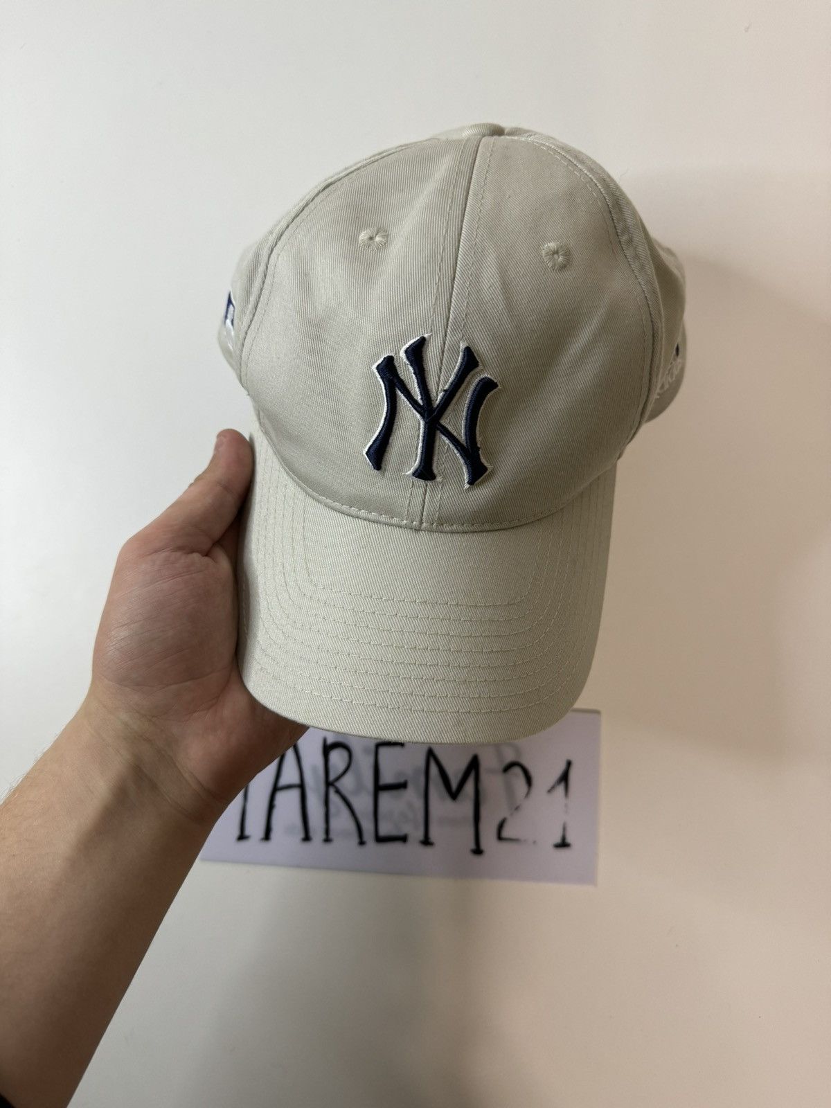 Vintage New York Yankees adidas cap hat Size ONE SIZE - 2 Thumbnail