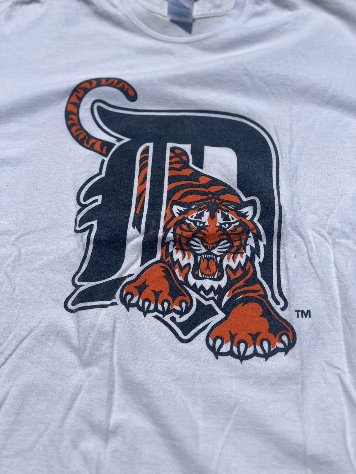Gildan Vintage Detroit Tigers t-shirt Size US XL / EU 56 / 4 - 2 Thumbnail