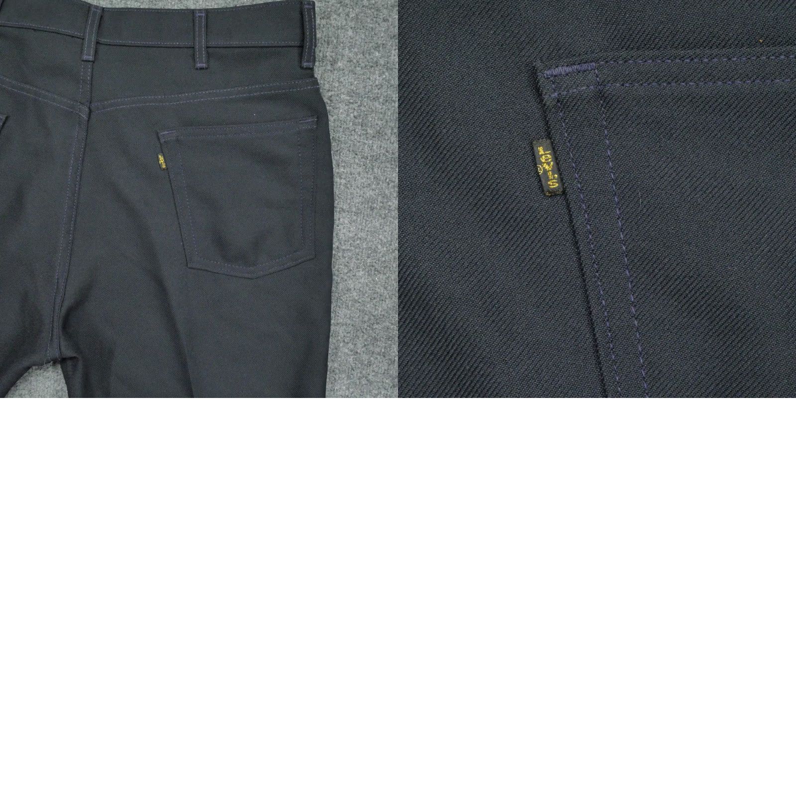 Levi's VINTAGE Levi's Pants Mens 40x34 Blue Navy Casual Bootcut 517 Polyester Y2K Size US 39 - 9 Thumbnail