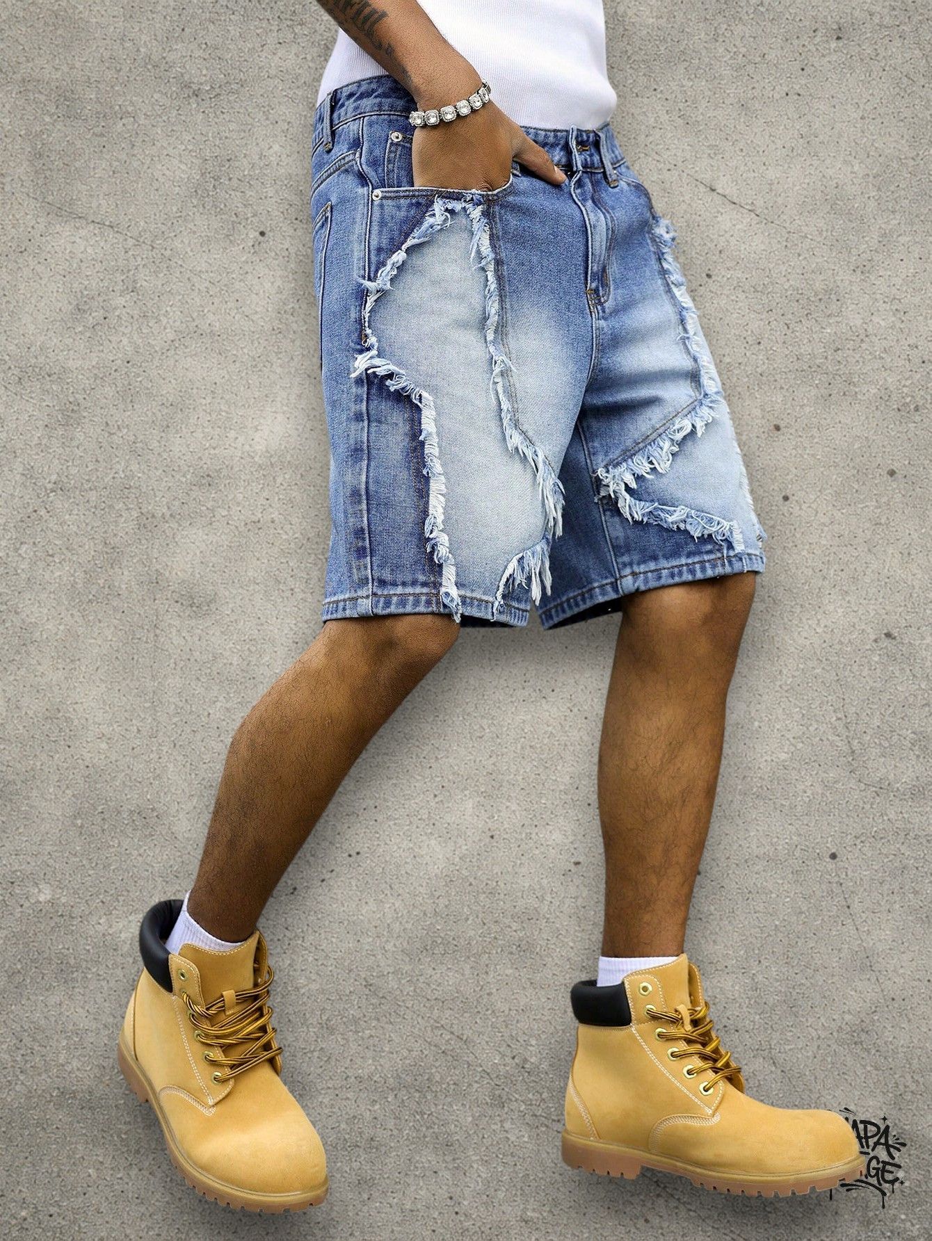 Japanese Brand Washed jeans shorts Size US 32 / EU 48 - 1 Thumbnail