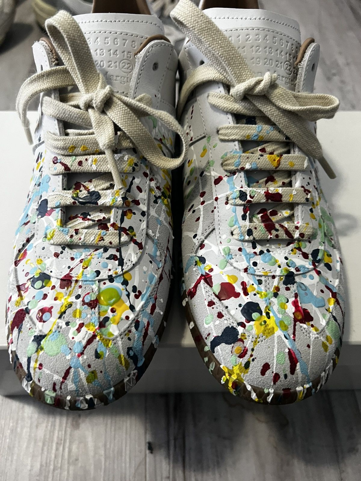 Maison Margiela maison margiela sneaker print Size US 7.5 / EU 40-41 - 3 Thumbnail