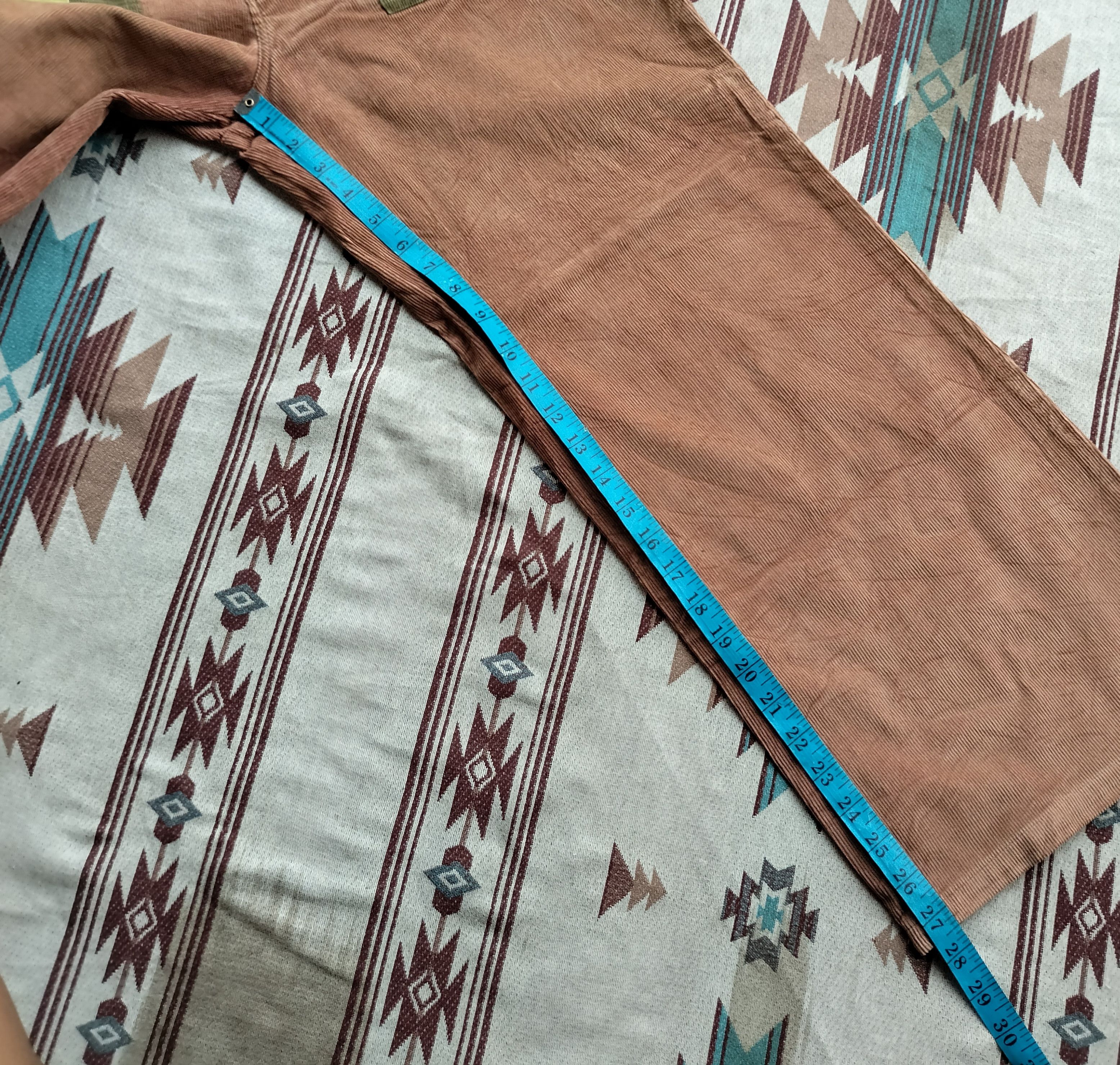 Vintage Vintage Nepal Hammock super wide leg corduroy pants Size US 37 - 16 Thumbnail