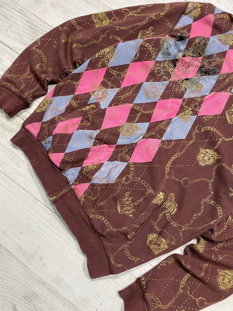 Christian Audigier Vintage Christian Audigier Hoodie Full Zip Y2K 90s Size US M / EU 48-50 / 2 - 4 Thumbnail
