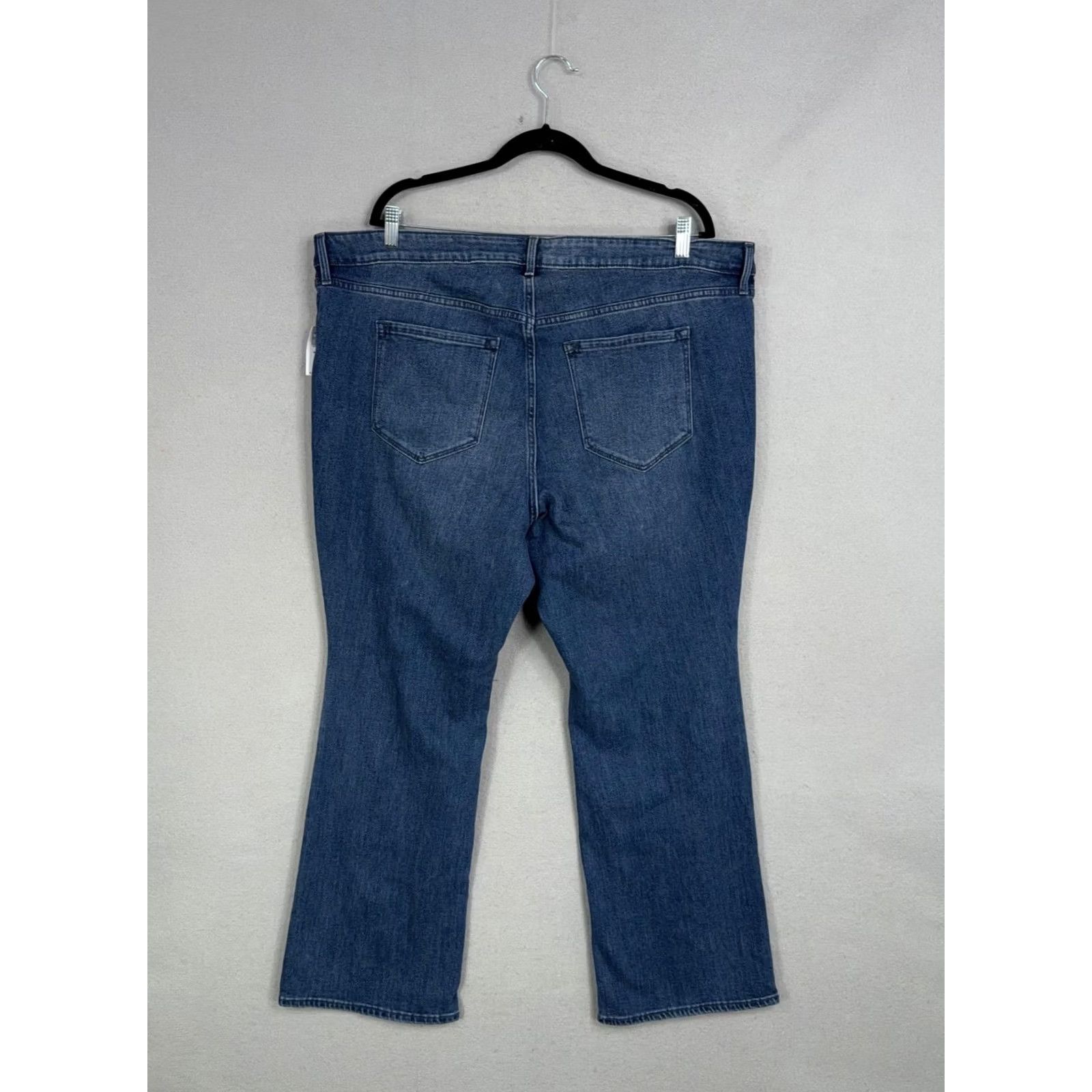 Old Navy Old Navy Jeans Womens Plus 22 Short Wow Boot-Cut Mid Rise Stretch Denim Blue Slim/Bootcut Jeans Womens Plus Size 22 Short Mens? (Cannot include extra) Size 40" / US 18 - 5 Thumbnail