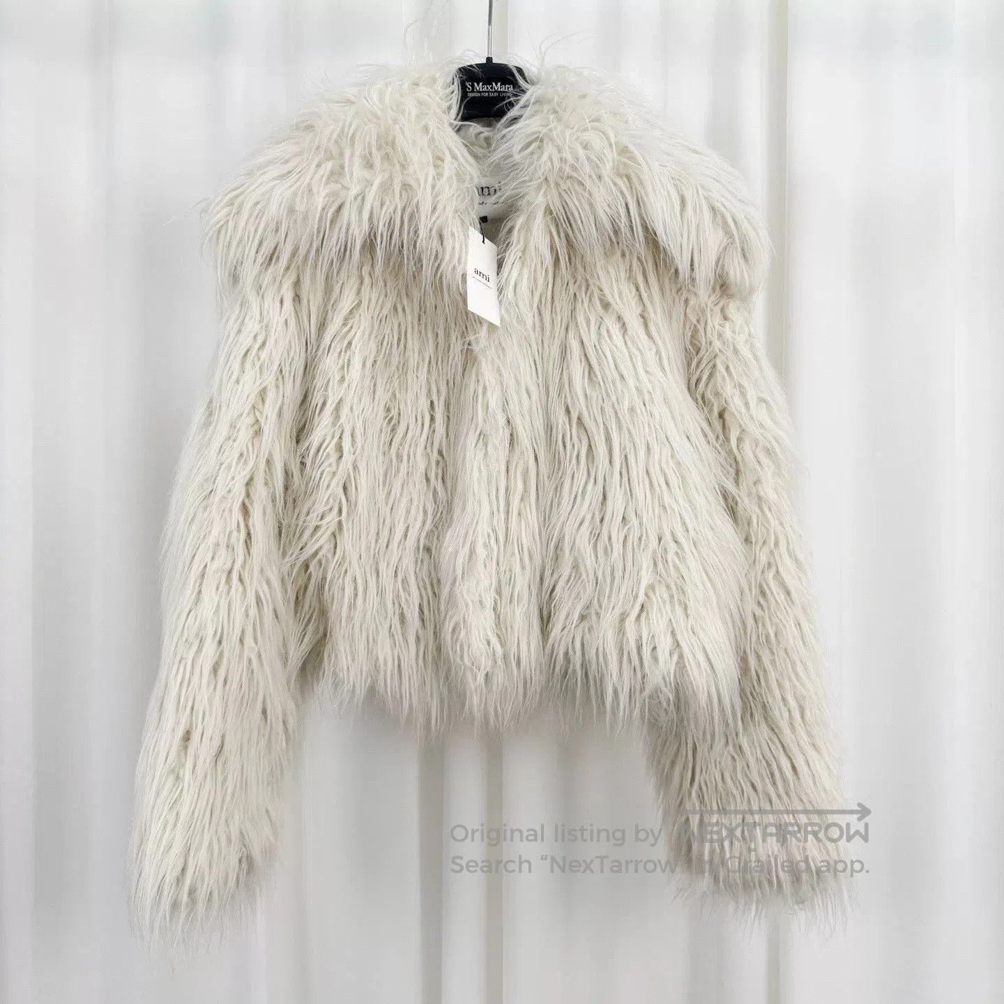 AMI Ami Faux Fur Coat. Size XS / US 0-2 / IT 36-38 - 1 Thumbnail