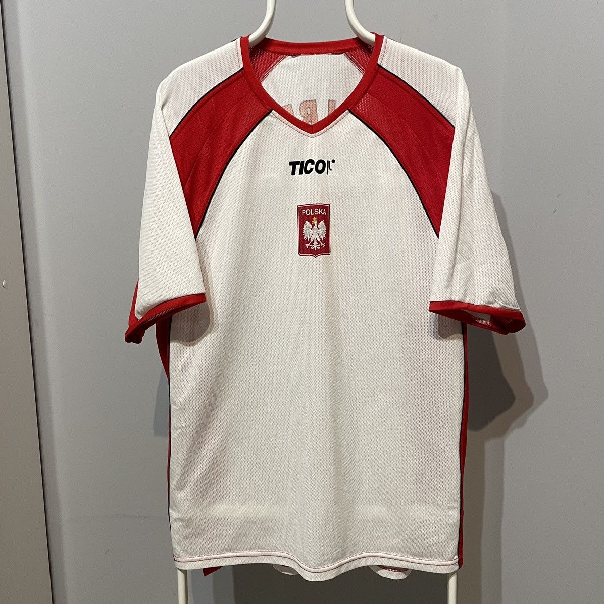 Vintage Vintage jersey Tico 2000 POLAND soccer jersey rare trikot Size US XXL / EU 58 / 5 - 1 Thumbnail