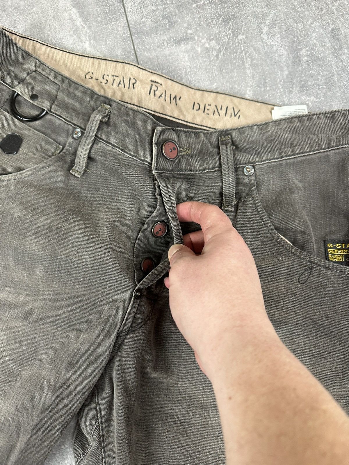 G-Star G Star Raw Japanese Fade Denim Jeans Pants Y2K Size US 30 / EU 46 - 18 Thumbnail