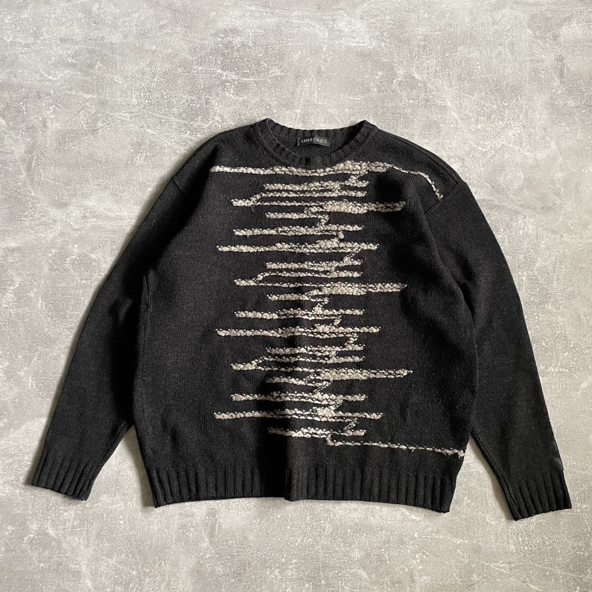 Carlo Colucci Vintage 90s carlo colucci sweater coogi west germany skeleto Size US L / EU 52-54 / 3 - 1 Thumbnail