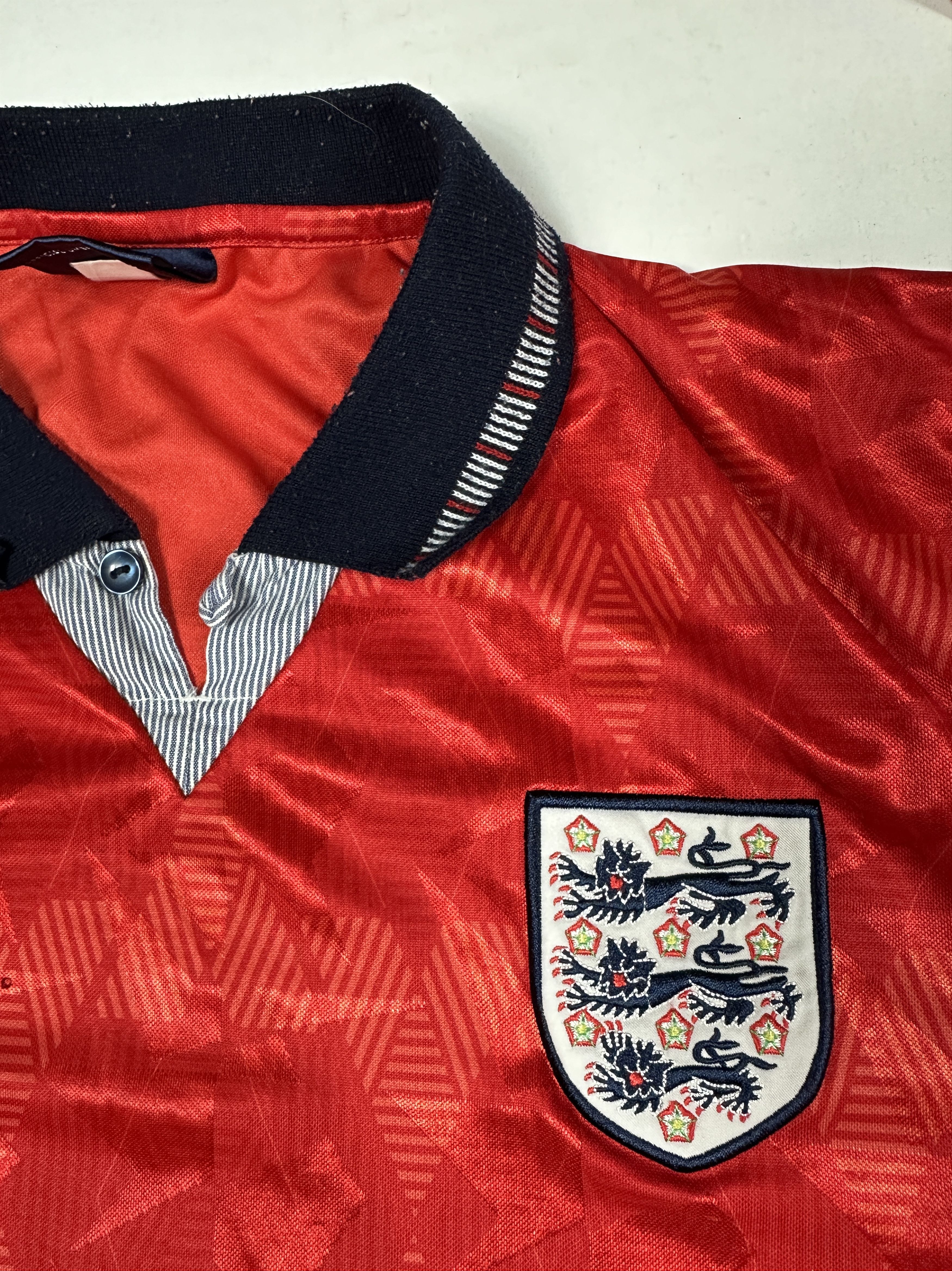 Umbro × Vintage England Reissue 1990-1992 Away Soccer Jersey size XL Size US XL / EU 56 / 4 - 7 Thumbnail