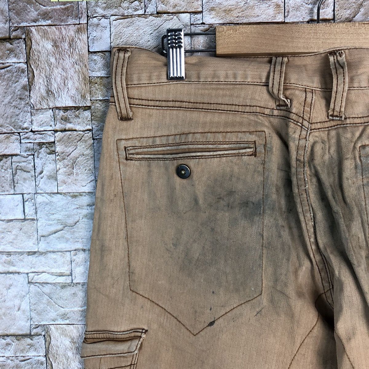 Japanese Brand Japanese Brand Brown Cargo Multipocket Pants #A624 Size US 32 / EU 48 - 19 Thumbnail