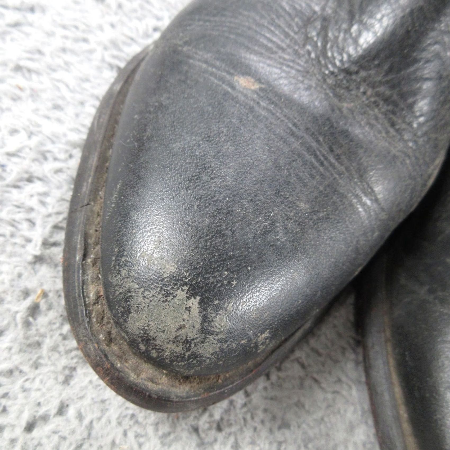 Vintage Cozumel Boots Womens 7.5 Black Leather Studded Ankle Western Block Heel Size US 8 / IT 38 - 7 Thumbnail