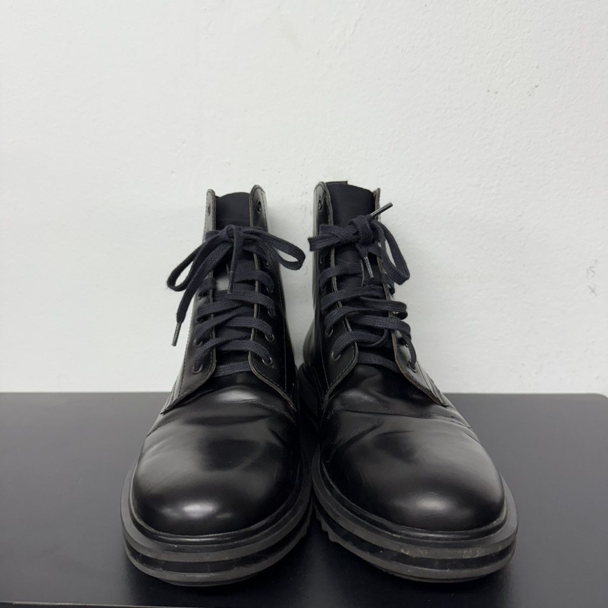 If Six Was Nine Stefano Rossi Eva Mid Combat Leather Boot Size US 9 / EU 42 - 4 Thumbnail