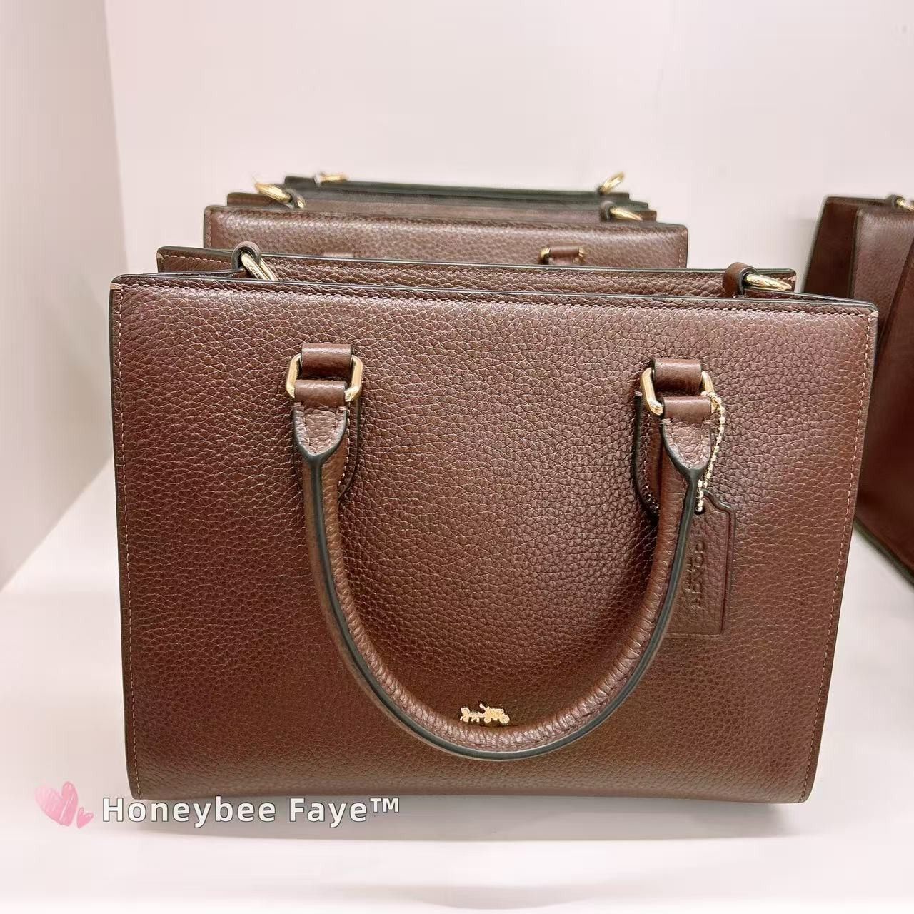 Coach Maggie Small Tote Bag CY668 Gold/Maple Size ONE SIZE - 3 Thumbnail