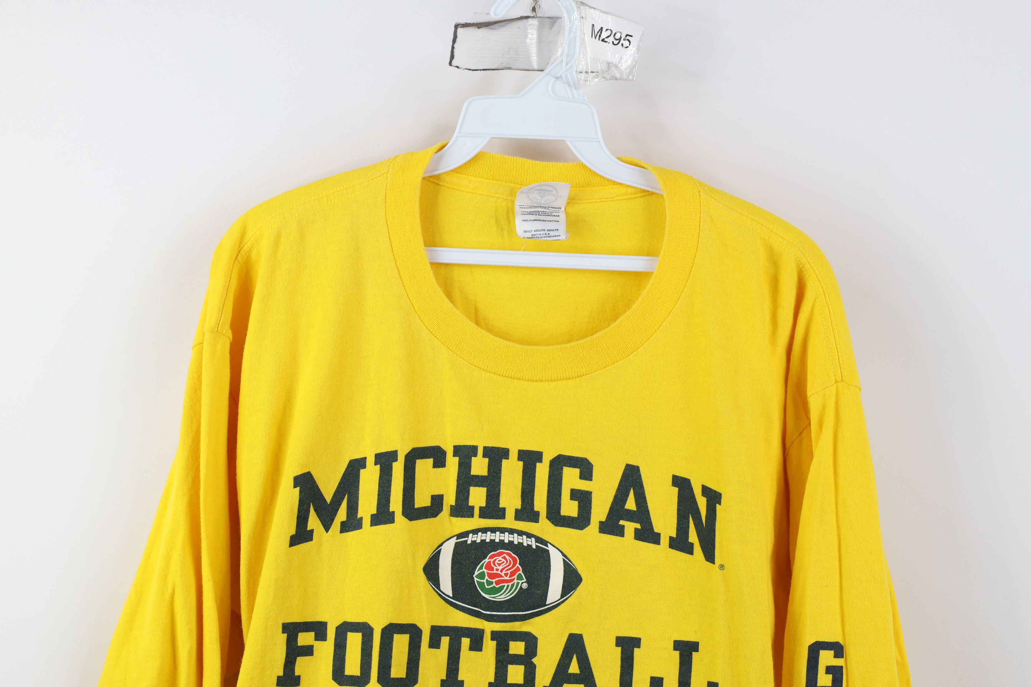 Vintage Vintage University of Michigan Football Long Sleeve T-Shirt Size US L / EU 52-54 / 3 - 2 Thumbnail