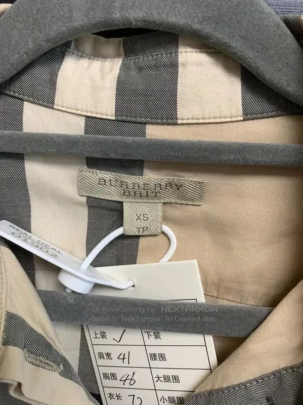 Burberry Burberry Multicolor Cotton Blouse for Women. Size XS / US 0-2 / IT 36-38 - 5 Thumbnail