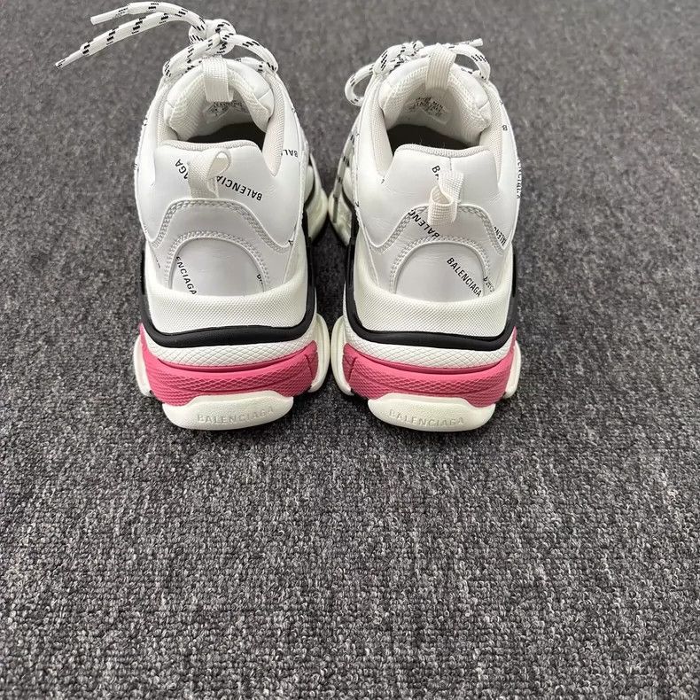 Balenciaga Balenciaga The black and white pink logo of Dad Shoes Tripl Size US 8 / EU 41 - 6 Thumbnail