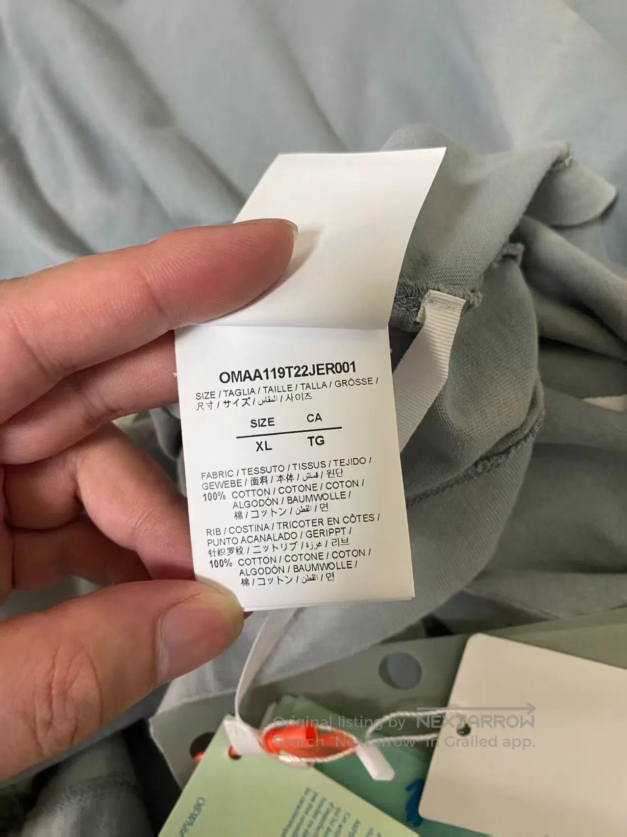 Off-White Off-White New Logo Distressed T-Shirt. Size US XL / EU 56 / 4 - 5 Thumbnail