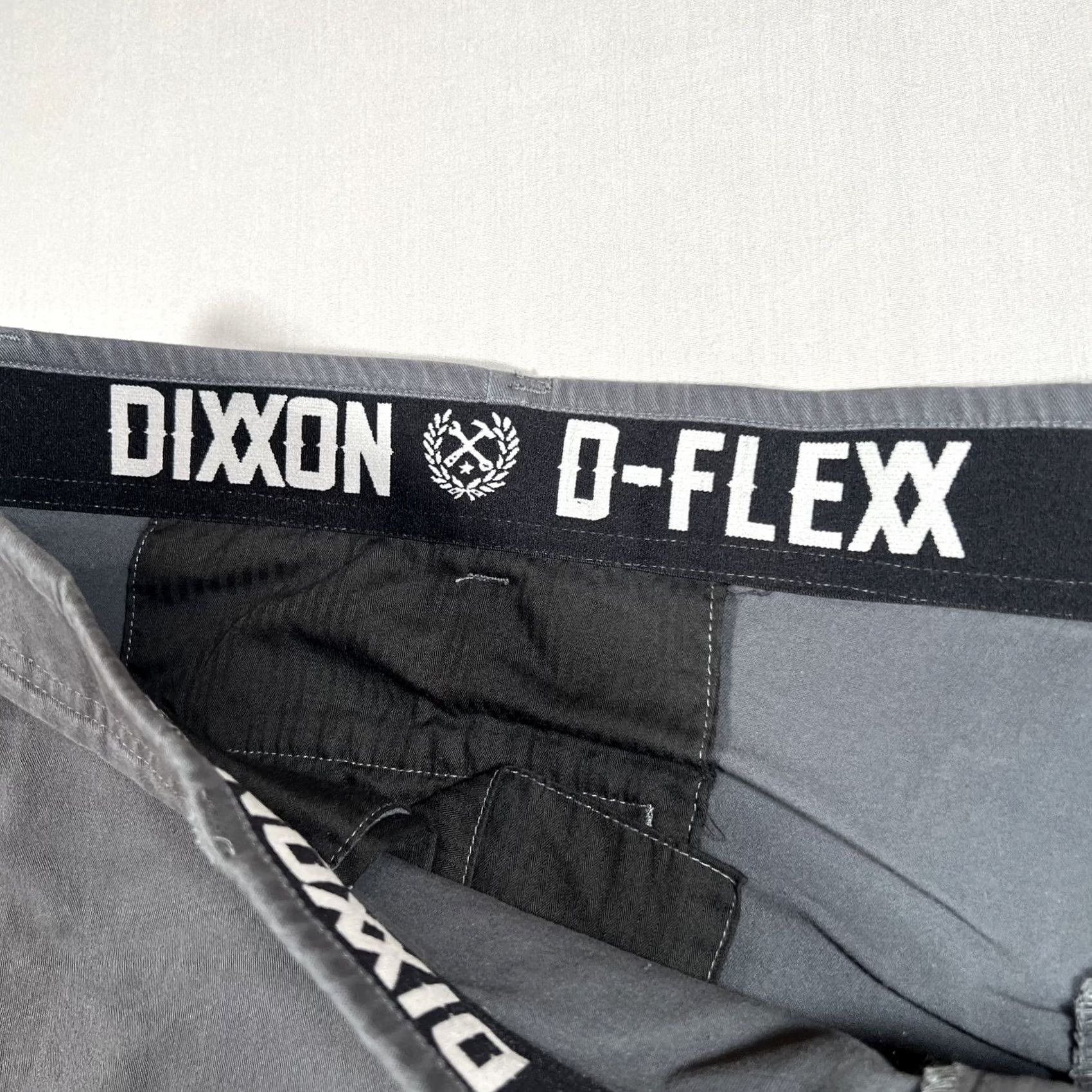 Vintage Dixxon D-Flexx Chino Pants Mens 46x32 Gray Stretch Flat Front Workwear Size US 30 / EU 46 - 4 Thumbnail