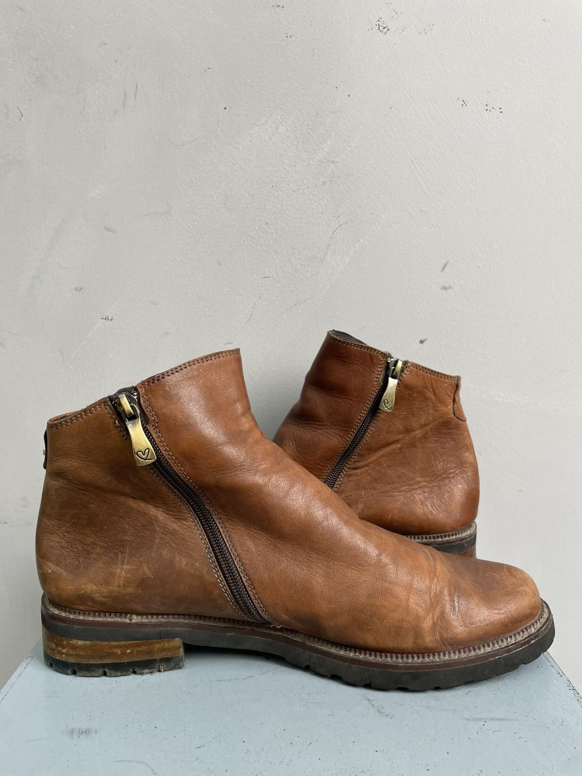 A.S.98 A.S. 98 style zipper ankle moto distressed boots Size US 9 / EU 42 - 10 Thumbnail