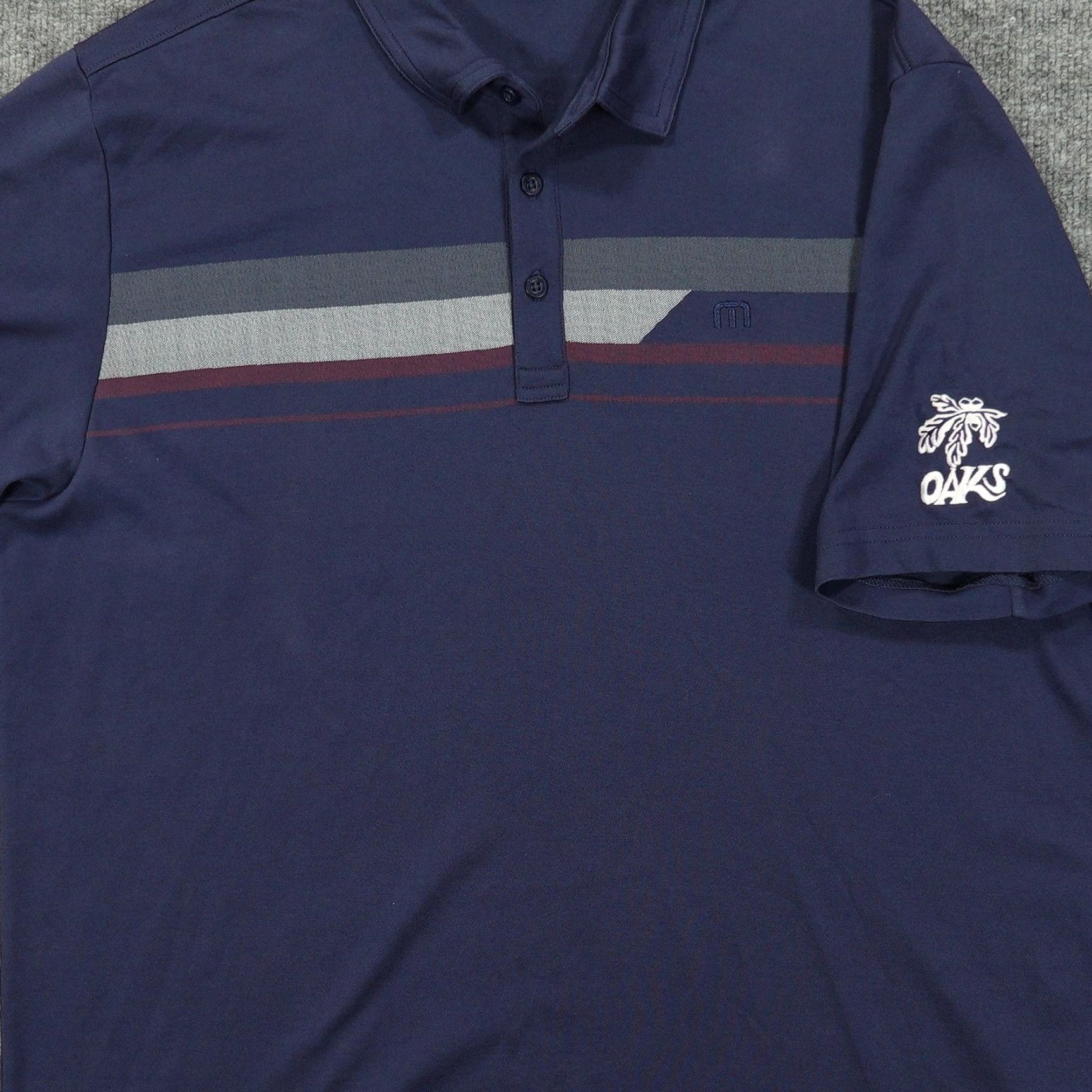 TravisMathew **Travis Mathew Men XL Navy Blue Golf Polo Shirt OAKS** User: Travis Mathew Men XL Navy Blue Golf Performance Polo Shirt OAKS Size US XL / EU 56 / 4 - 3 Thumbnail