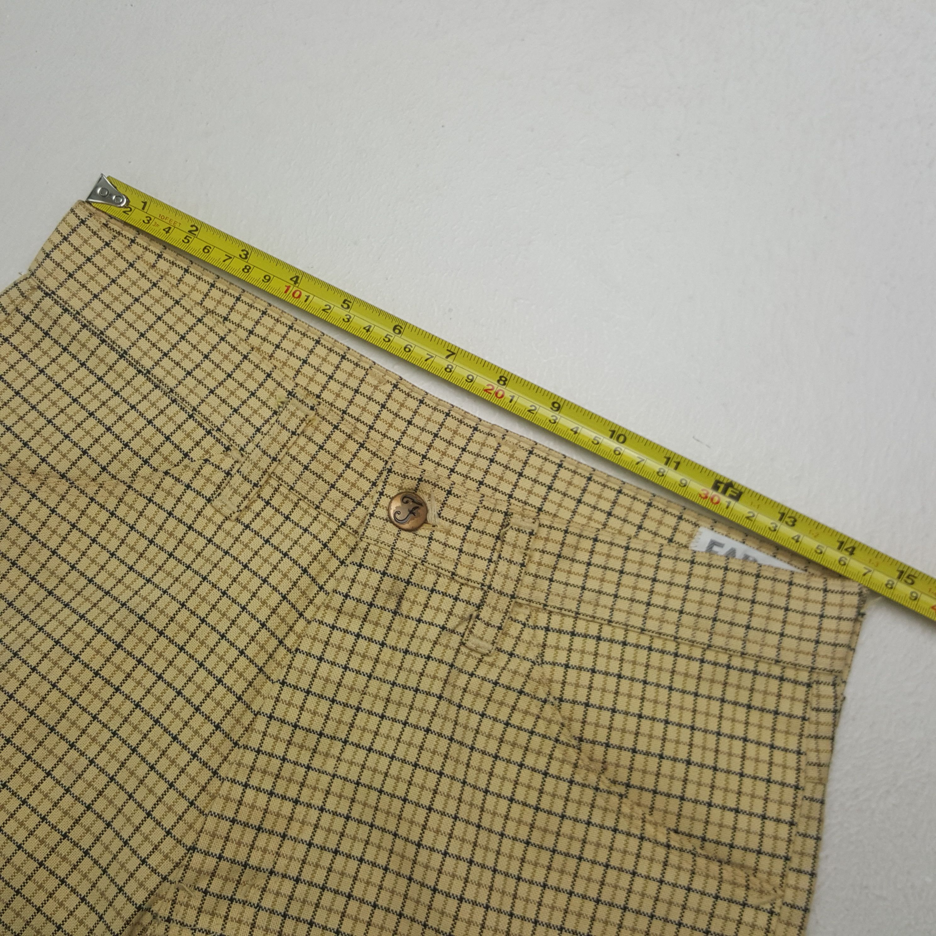 Farah Vintage Farah American Style Plaid Pants RR16 Size US 29 - 9 Thumbnail
