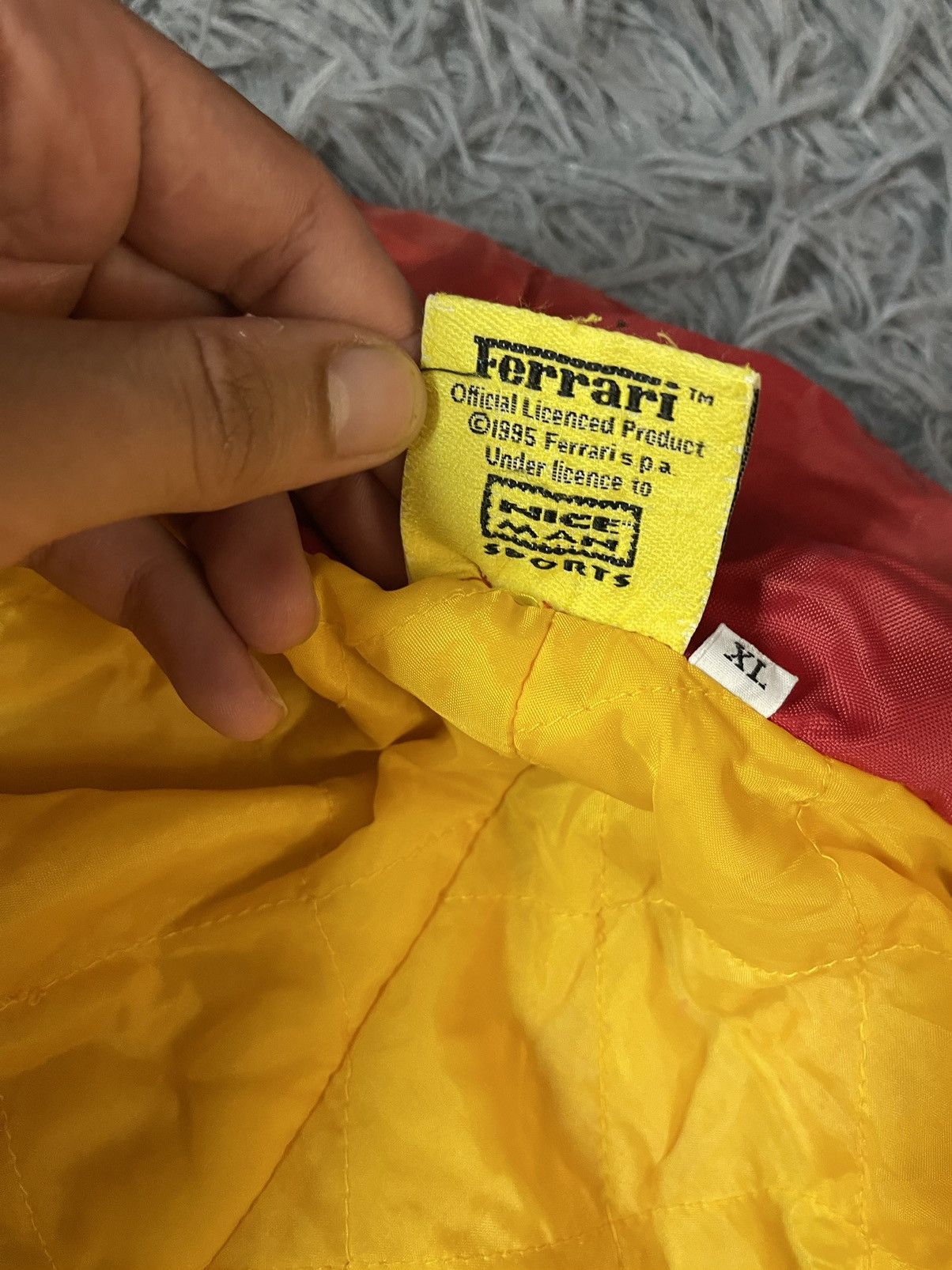 Ferrari 1995 vintage formula 1 racing jacket