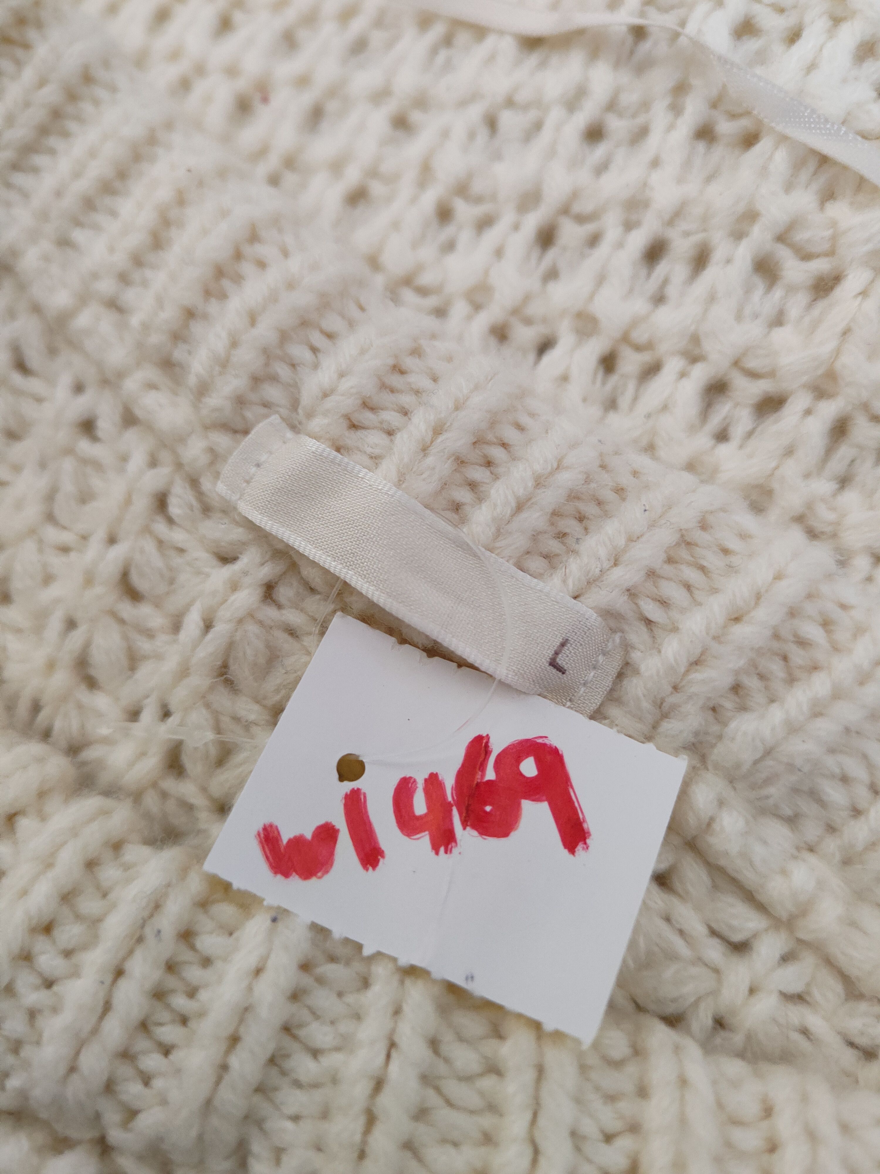 Aran Isles Knitwear × Japanese Brand × Vintage Japanese Brand Ivory Knitwear Sweatshirts #W1469 Size L / US 10 / IT 46 - 11 Thumbnail