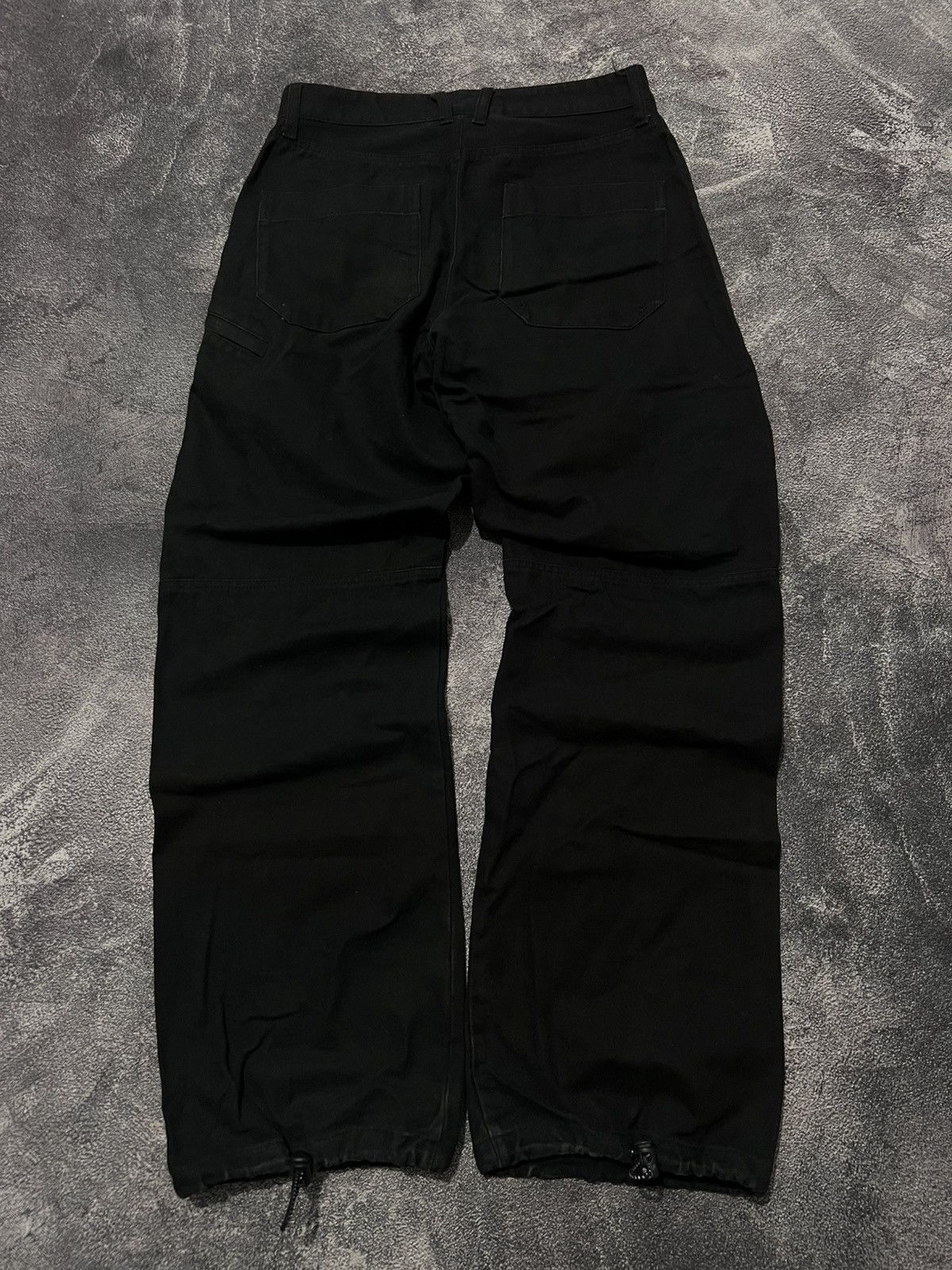 PPFM PPFM Duck Canvas Wide Black Pants Size US 30 / EU 46 - 10 Thumbnail