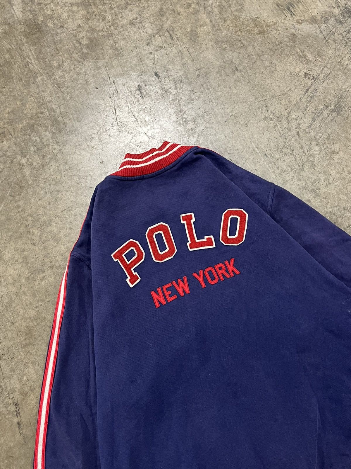 Polo Ralph Lauren × Vintage Polo Ralph Lauren rare vintage varsity jacket hype 90s Size US XL / EU 56 / 4 - 4 Thumbnail