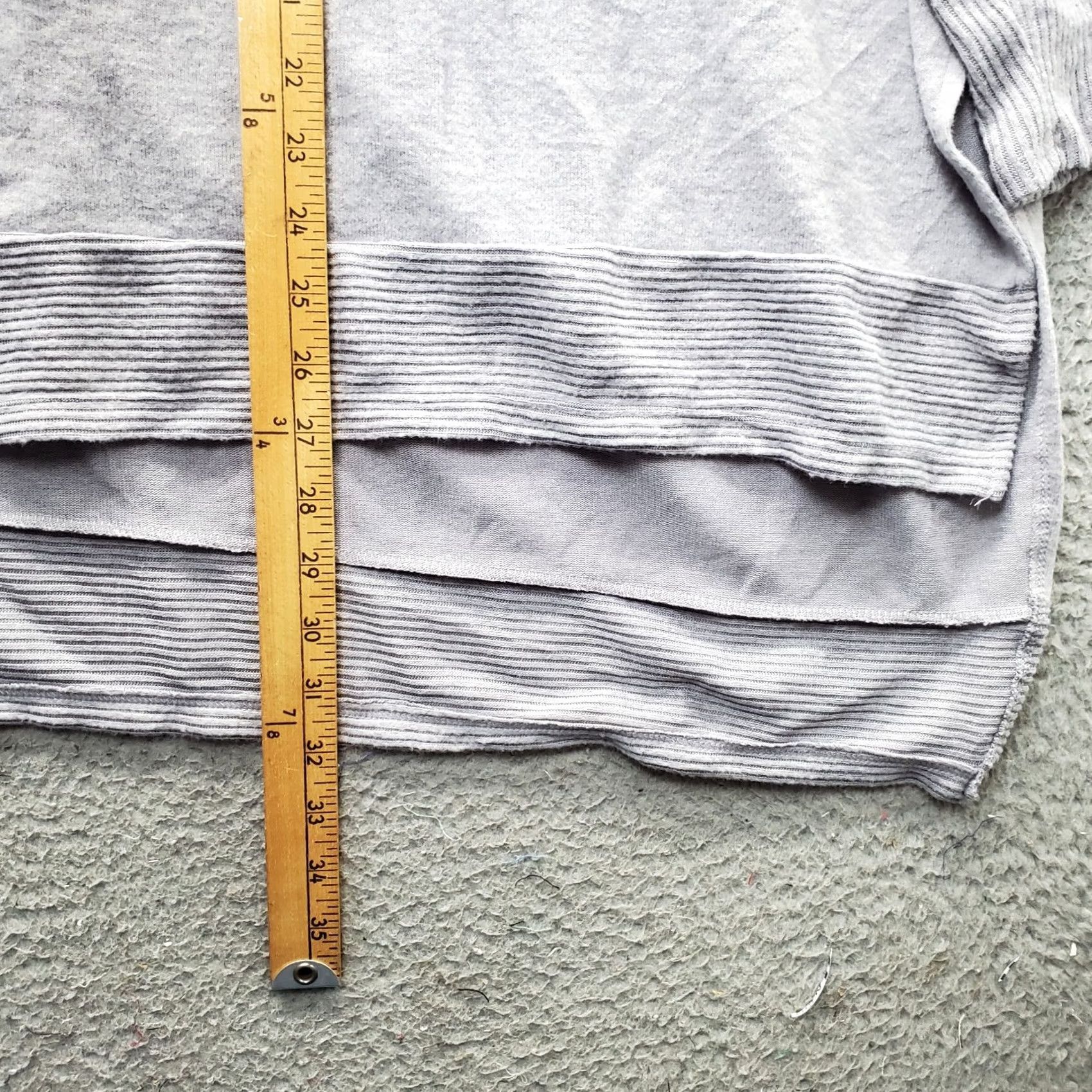Vintage Zenana Tunic Top Womens 3X Gray Cowl Neck Long Sleeve High Low Slit Pullover Shirt Womens Size 3X Gray Slit Pullover Tunic Size XXL / US 16-18 / IT 52-54 - 3 Thumbnail