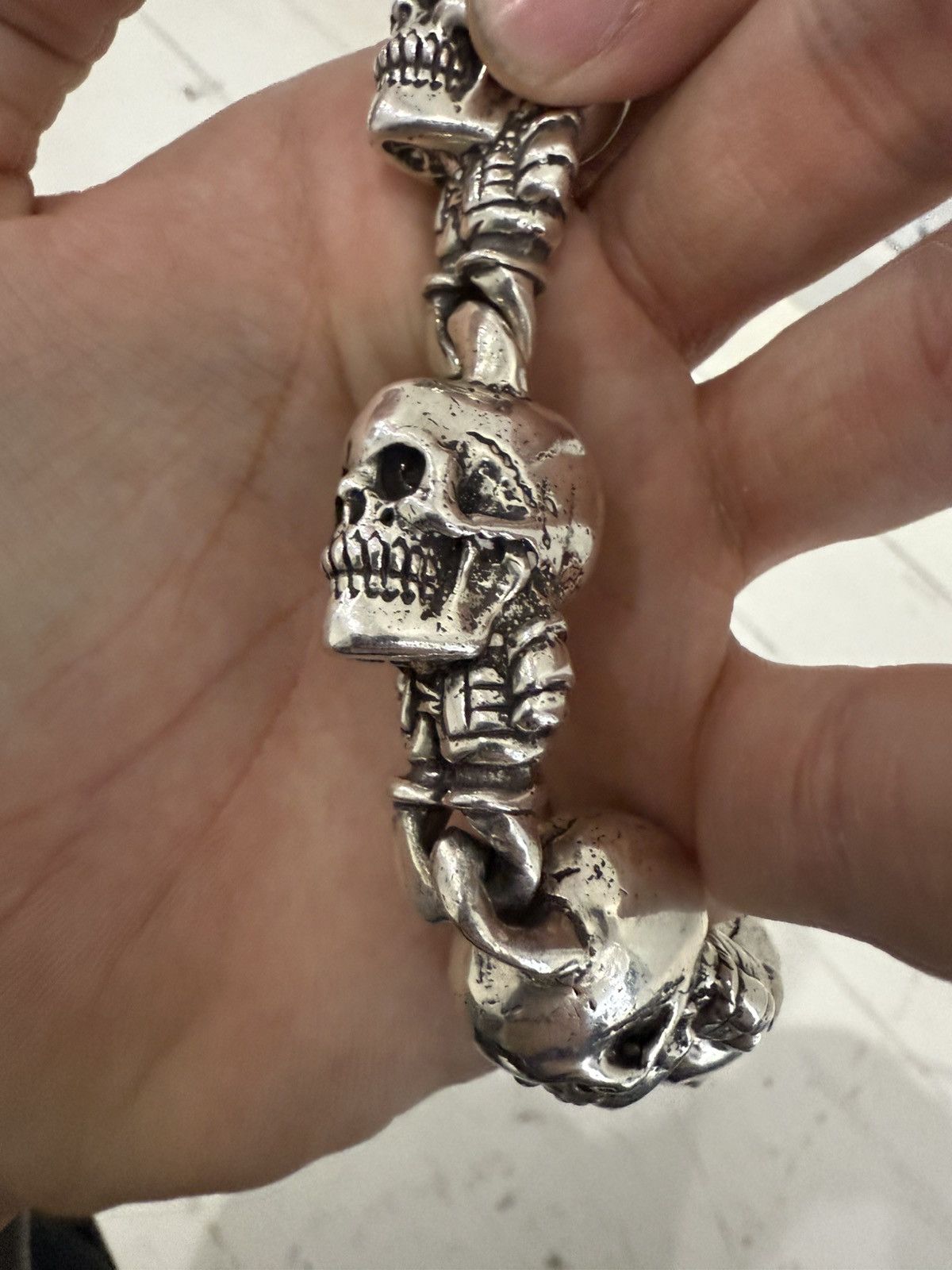 Chrome Hearts Chrome Hearts XL Foti Skull Wallet Chain Size ONE SIZE - 6 Thumbnail