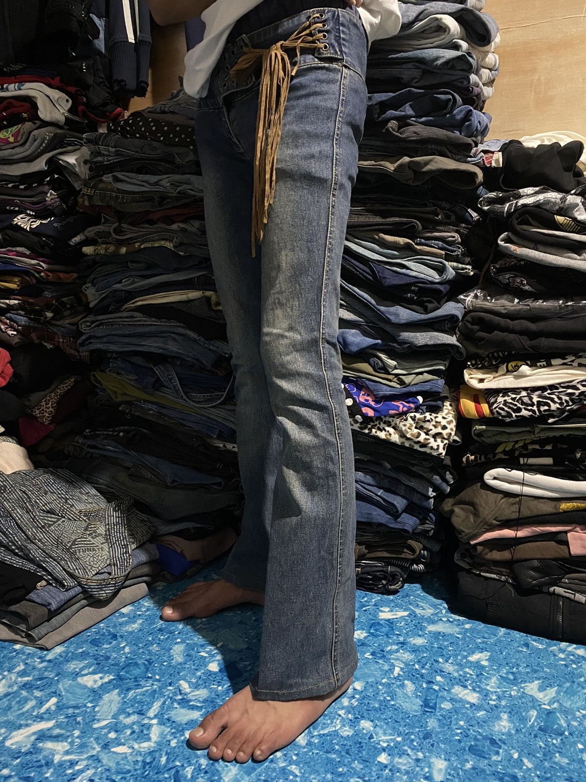 Playboy Playboy ifsixwasnine Flare Jeans Size US 30 / EU 46 - 16 Thumbnail