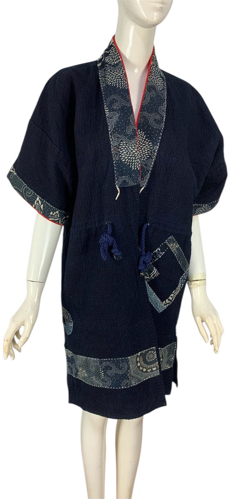 Japanese Brand Sashiko HandMade JapaneseBrand Streetwear art Jacket Kimono Size L / US 10 / IT 46 - 1 Thumbnail