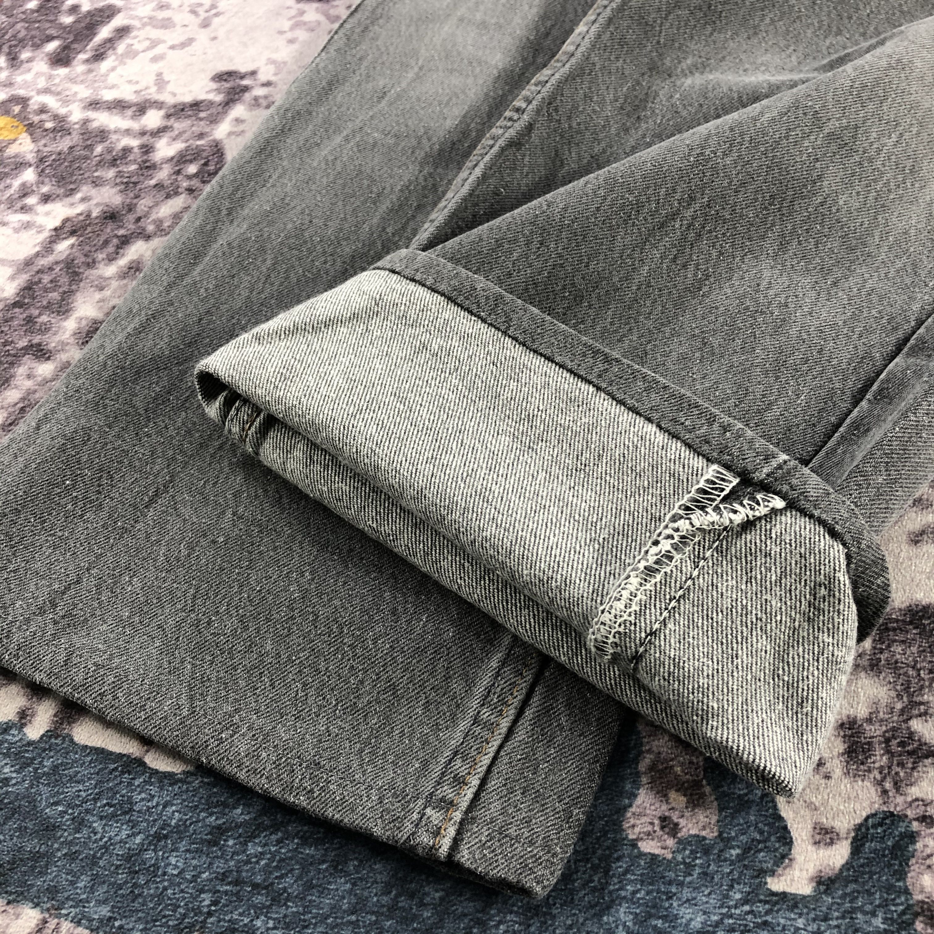 Levi's × Vintage Vintage 90s Levis 501 Faded Black Jeans-JM2836 Size US 35 - 7 Thumbnail