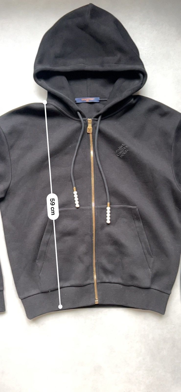 Louis Vuitton Louis Vuitton 24SS Embroidered Zipped Hoodie with Pearl Size US M / EU 48-50 / 2 - 4 Thumbnail