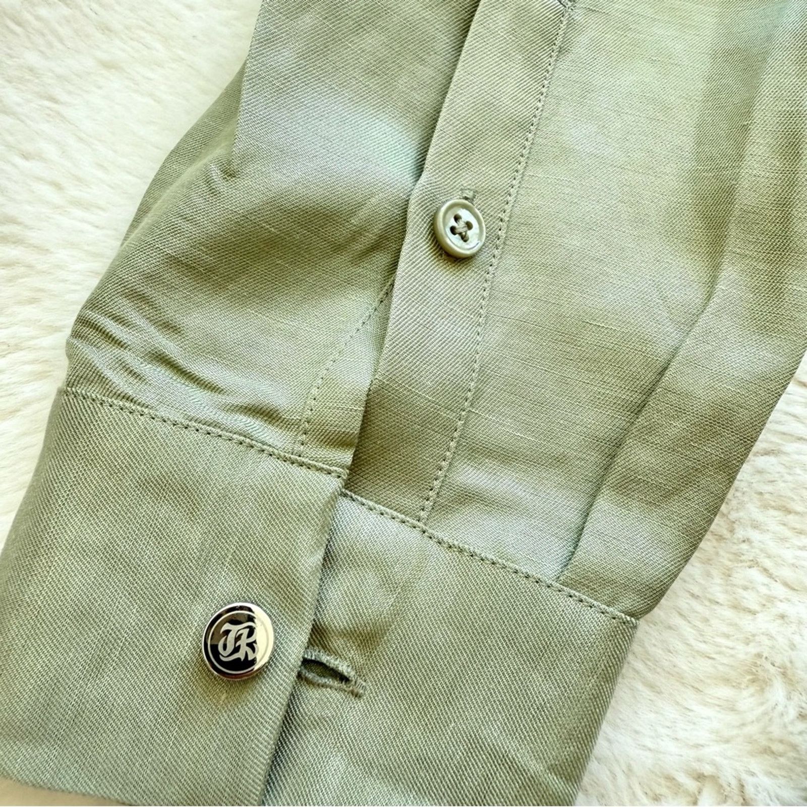 The Kooples NWT!!! The Kooples women linen shirt dress size 1 or M 465$ Size M / US 6-8 / IT 42-44 - 11 Thumbnail