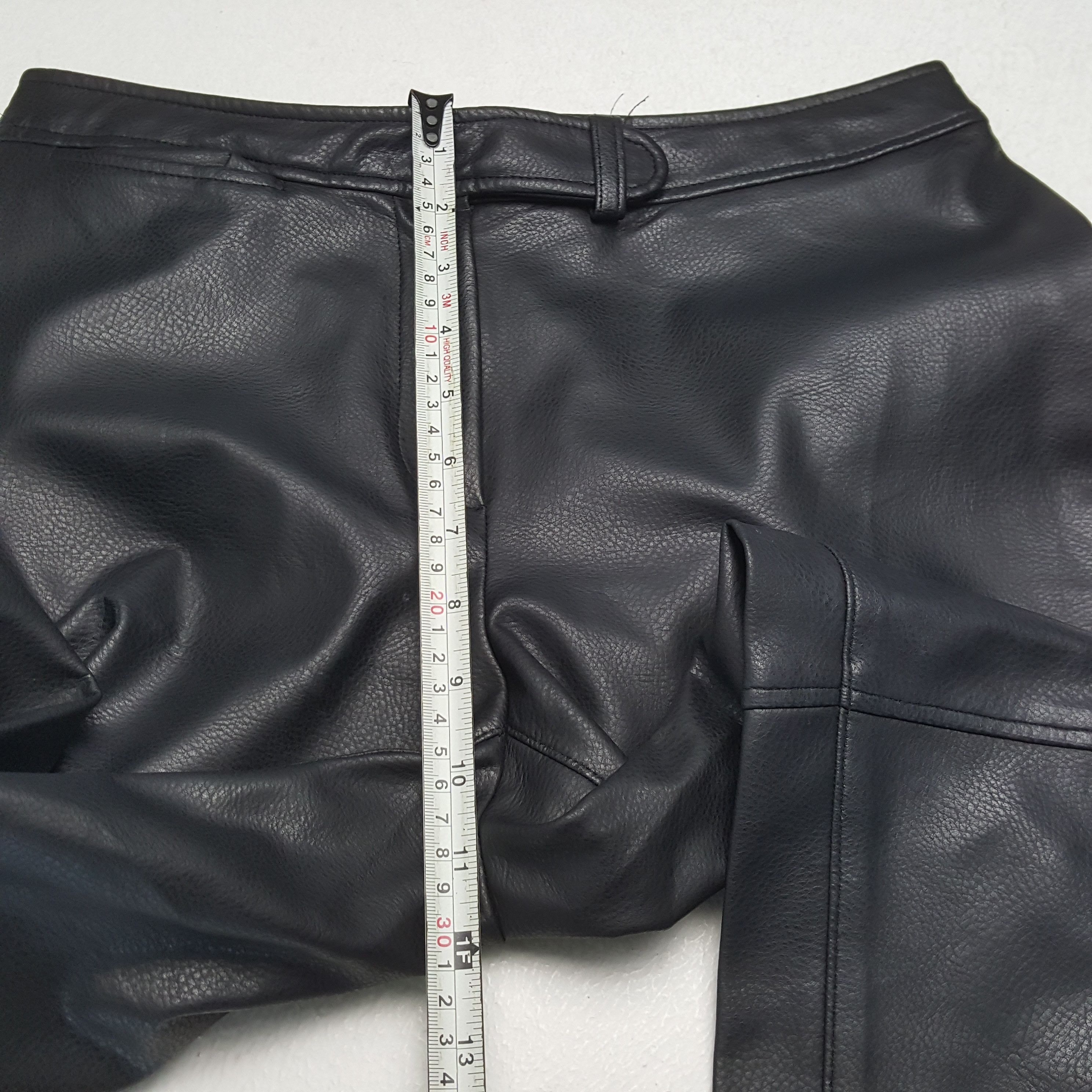 Marella × Vintage Vintage MARELLA TRICOT Italian Fashion Brand Leather Pants Size 28" / US 6 / IT 42 - 8 Thumbnail