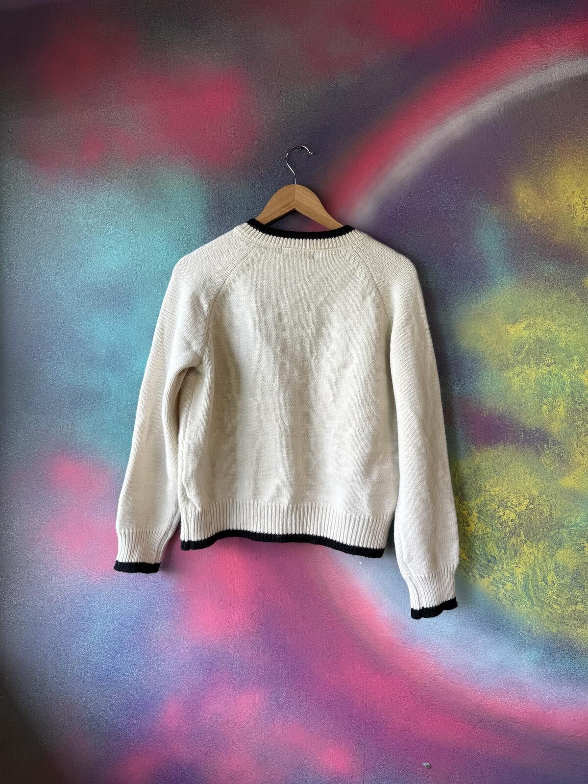 Other Alcedudu women’grey ribbed cardigan soft knit V-neck sweater Size S / US 4 / IT 40 - 4 Thumbnail