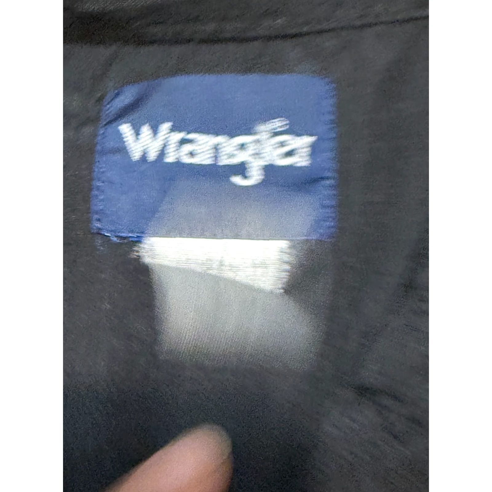 Wrangler VINTAGE Wrangler Shirt Mens L Black Long Sleeve Button Up Pockets Western Button Up Shirt? Size US L / EU 52-54 / 3 - 5 Thumbnail