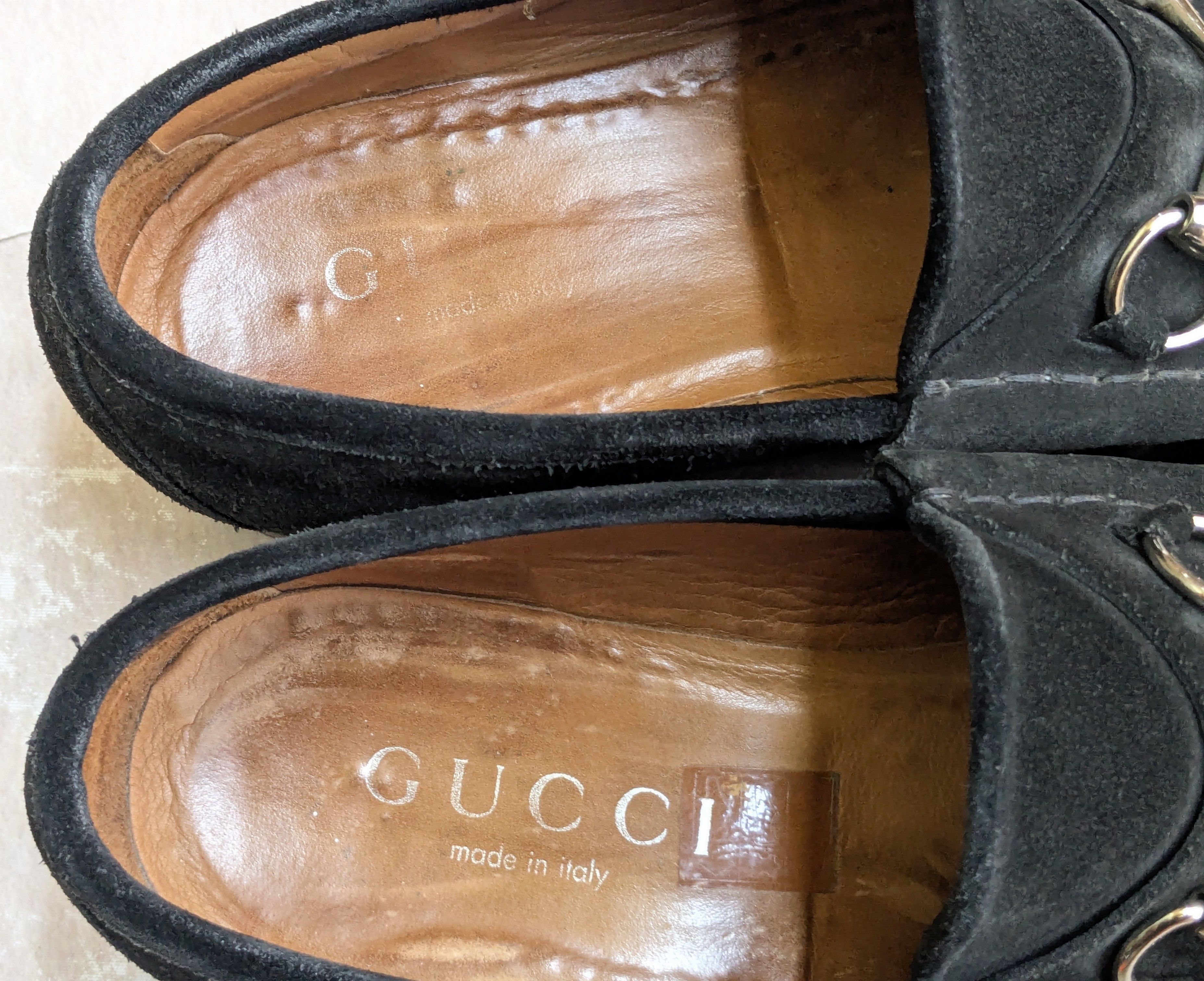 Gucci Gucci Horsebit Loafers Black Suede 11 Snaffle Bit Boat Size US 11 / EU 44 - 7 Thumbnail