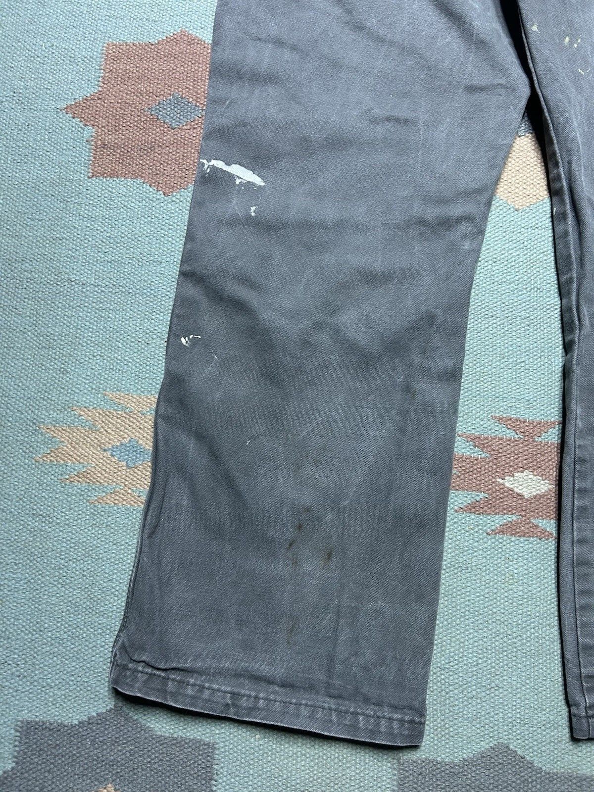 Vintage Vtg dickies canvas carpenter pants paint distres faded 36x29 Size US 36 / EU 52 - 7 Thumbnail
