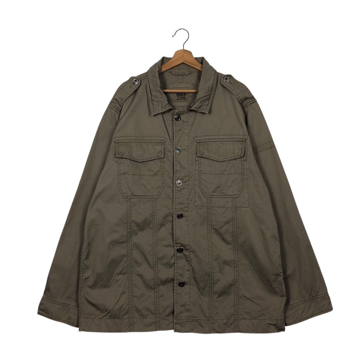 Japanese Brand Vintage Striped Wool Bomber Jacket Old Navy Issey Miyake Size US XL / EU 56 / 4 - 2 Thumbnail