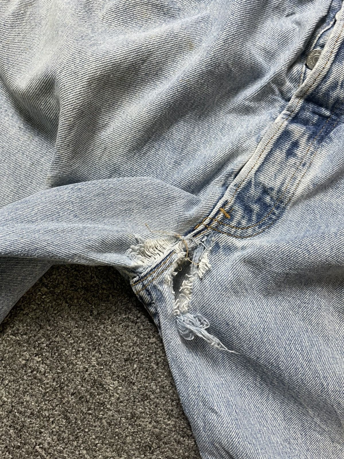 Levi's × Vintage LEVIS STRAUSS & Co 501 Relaxed Fit Jeans (106) Size US 36 / EU 52 - 6 Thumbnail