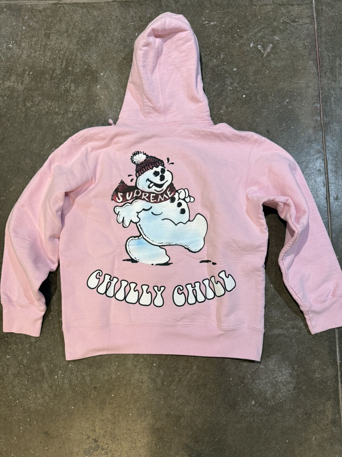 Supreme Supreme Pink Snowman Hooded Sweatshirt Size US S / EU 44-46 / 1 - 2 Thumbnail