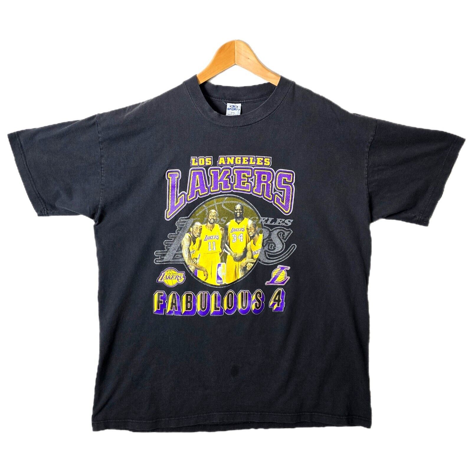 NBA Vintage Los Angeles Lakers 2004 Shirt XXL Kobe Shaq Y2K Size US XXL / EU 58 / 5 - 1 Thumbnail