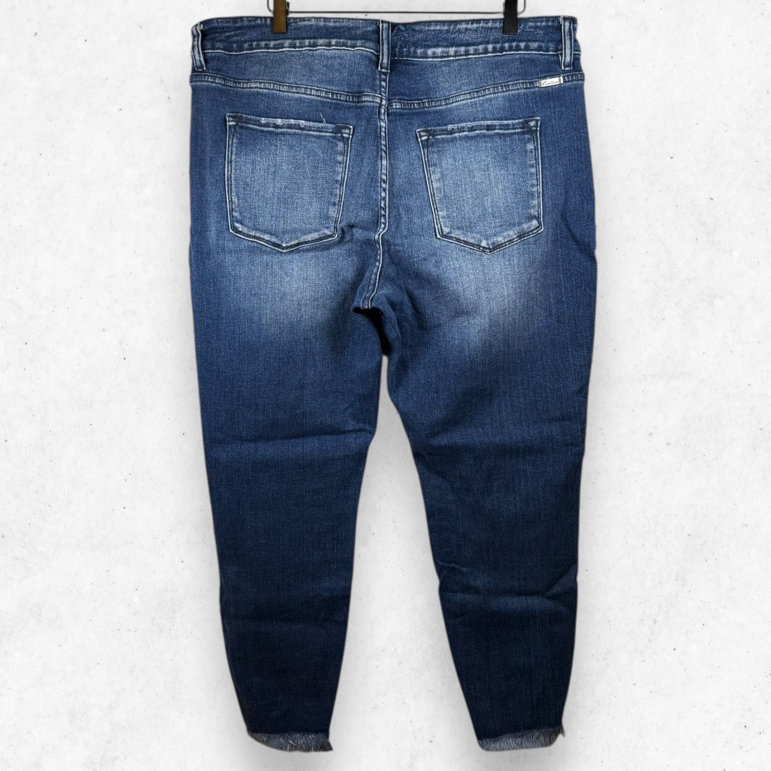 Other KanCan Jeans Women's 20 Skinny Mid Rise Stretch Raw Hem Size 42" / US 20 - 2 Thumbnail