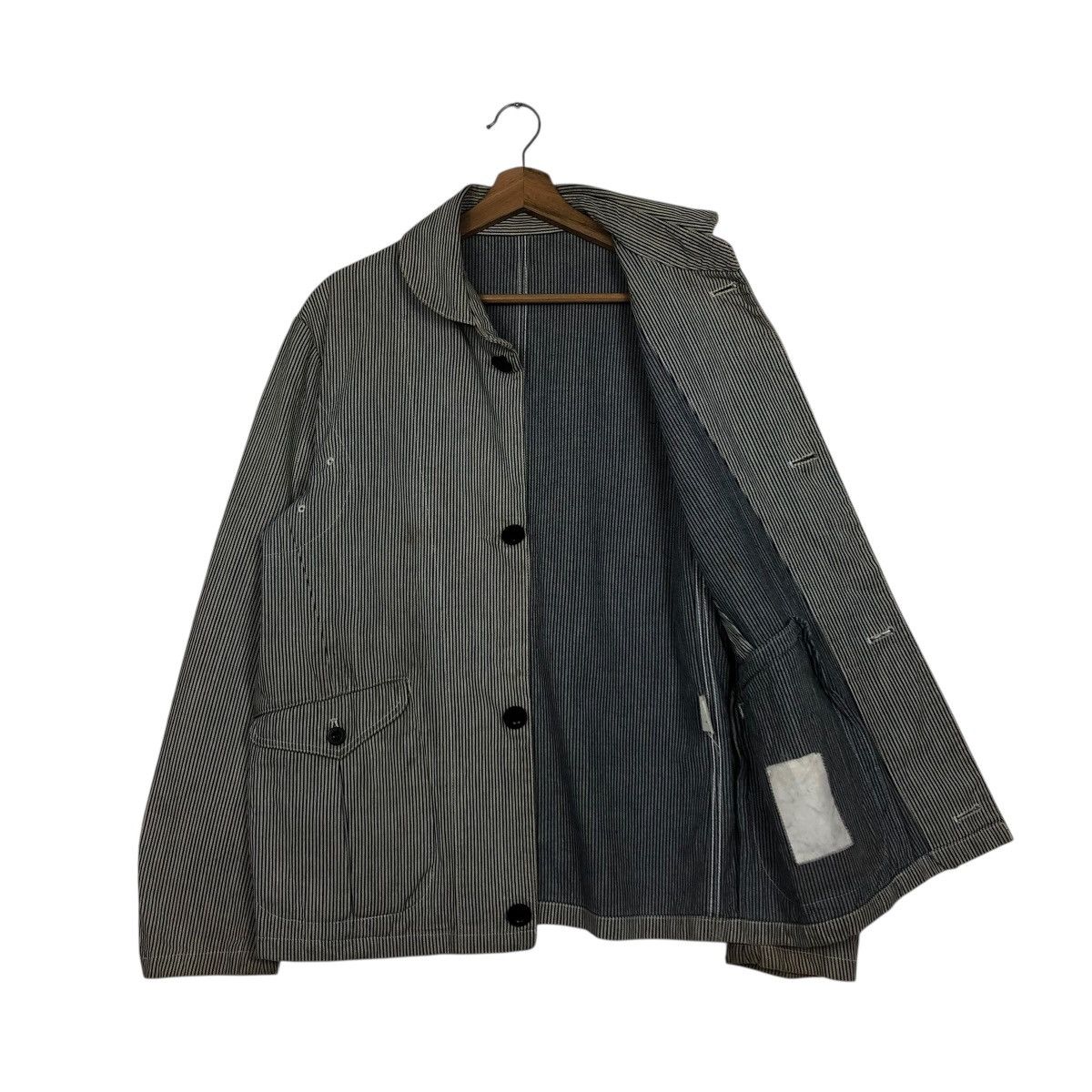 Vintage 🔥VINTAGE HICKORY CHORE WORKER JACKET JAPAN ISSEY MIYAKE Size US M / EU 48-50 / 2 - 13 Thumbnail