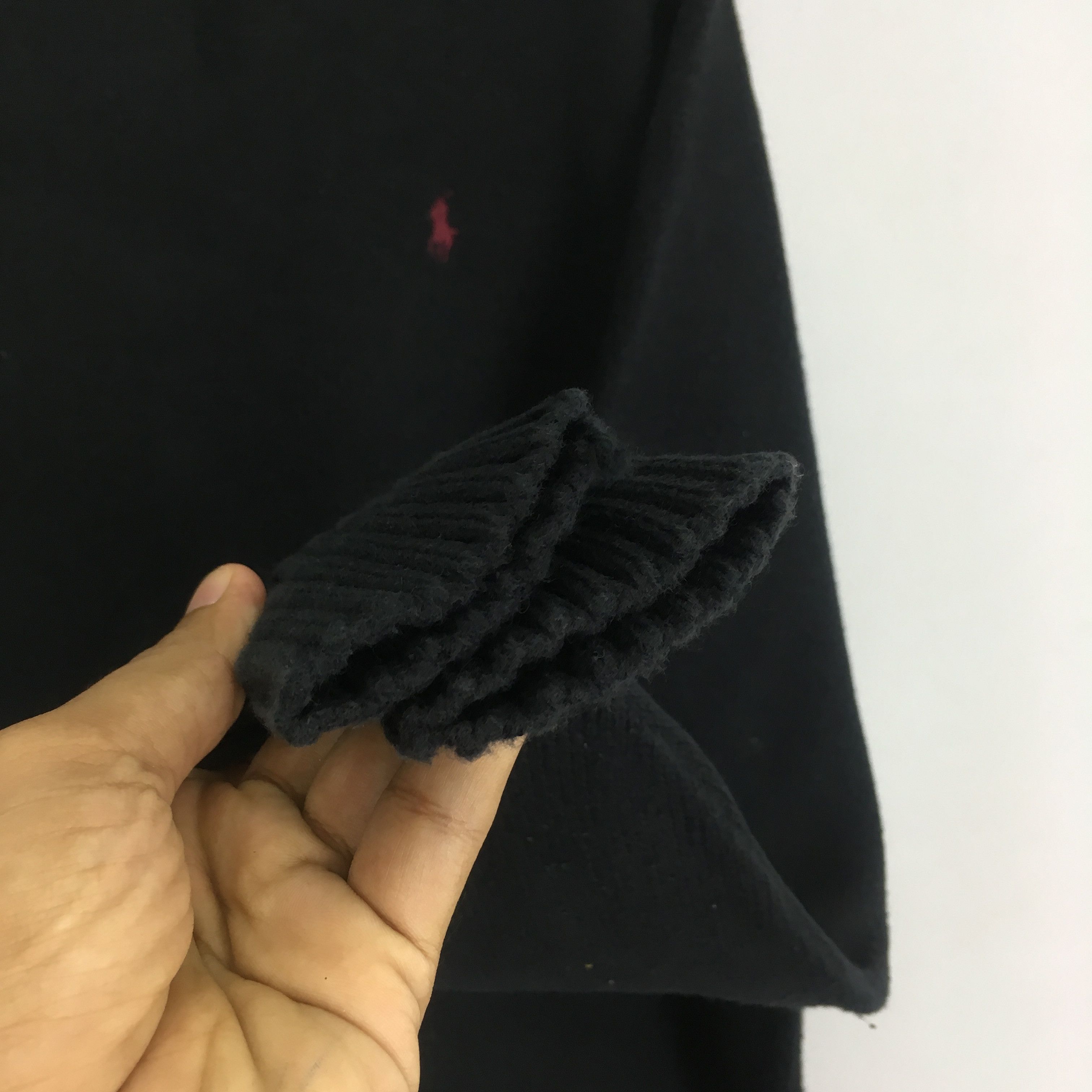 Polo Ralph Lauren Vintage Polo Ralph Lauren Black Cable Knit - 505 Size US L / EU 52-54 / 3 - 8 Thumbnail