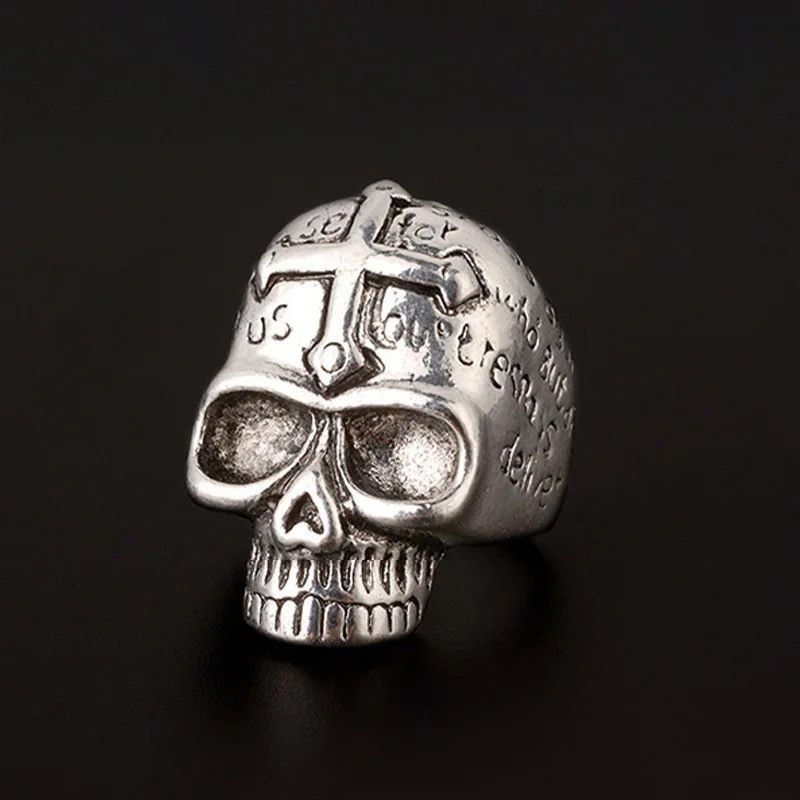 Jewelry × Vintage Retro Cross Skull Ring Size ONE SIZE - 2 Thumbnail